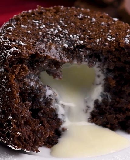 Hot Cocoa Molten Lava Cake