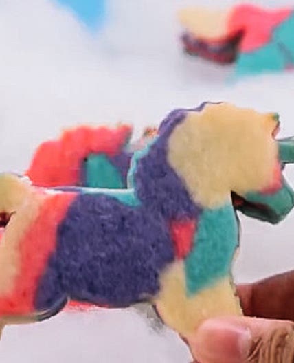 Magic Stuffed Unicorn Cookies