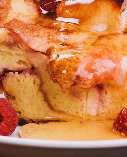 Raspberry French Toast Casserole