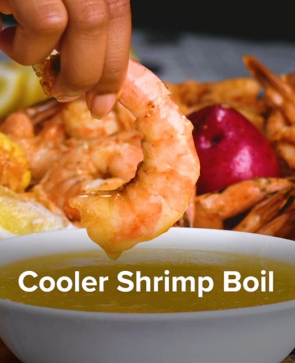 Shrimp Boil In A Cooler