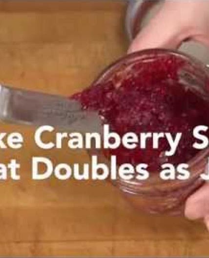 Cranberry Sauce that Doubles as a Jam