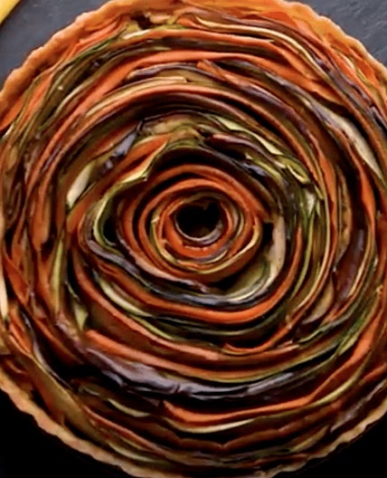 Spiral Vegetable Tart