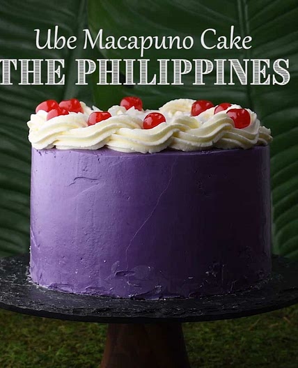 Ube Macapuno Cake
