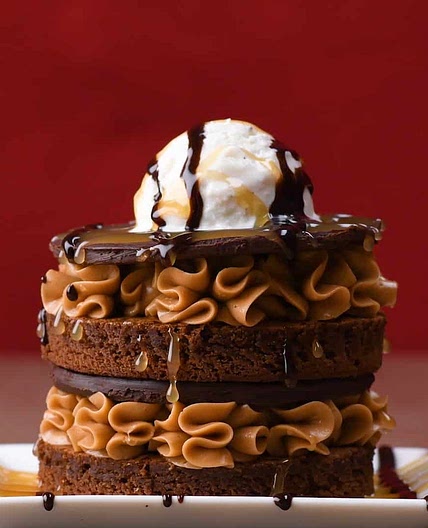 Ultimate Brownie Sundae Tower