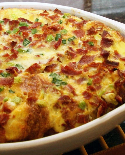 An Easy Breakfast for One: Egg, Ham, and Cheese Casserole