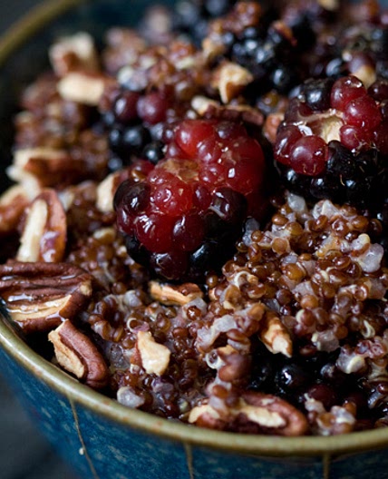 Warm and Nutty Cinnamon Quinoa