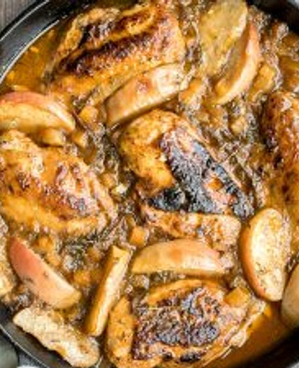 Apple Cider Chicken with Butternut Squash