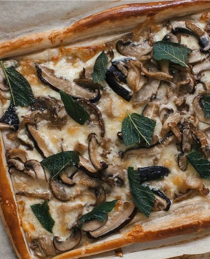 Three-Cheese Mixed Mushroom Tart Recipe | Fresh Tastes Blog | PBS Food