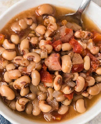 Crock pot black eyed peas
