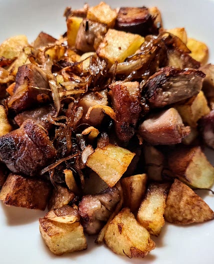 Left over Roast Pork Bhuni