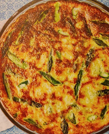 CHICKEN and ASPARAGUS QUICHE