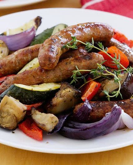 Sausage Vege Bake