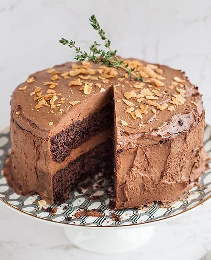 Vegan super chocolate cake