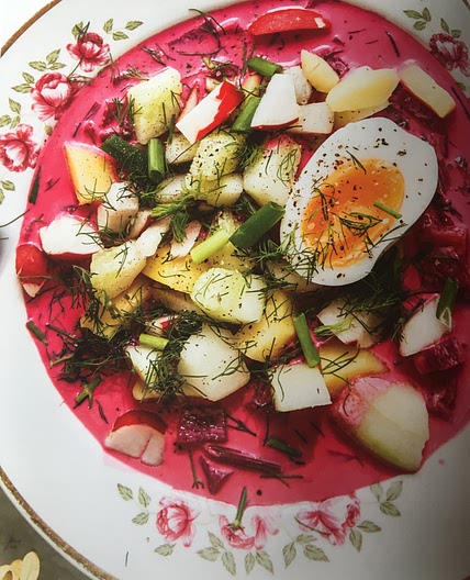 Chilled beet soup