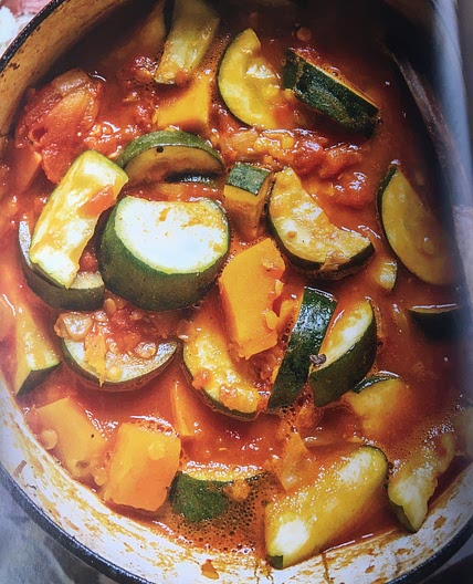 Lentil, Butternut Squash, and Zucchini Stew