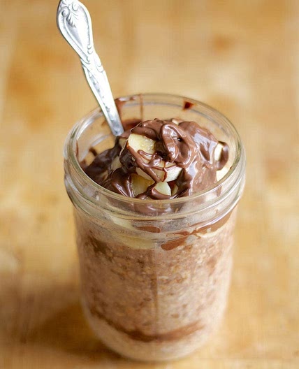 Banana-Nutella Overnight Oats