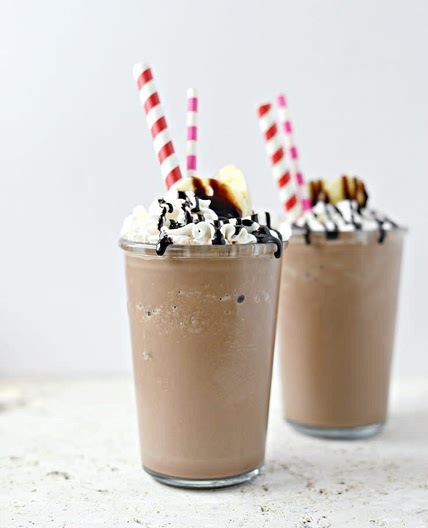 Chocolate Banana Pudding Milkshake 