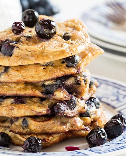 Protein Blueberry Pancakes
