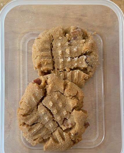Peanut Butter Bacon Cookies