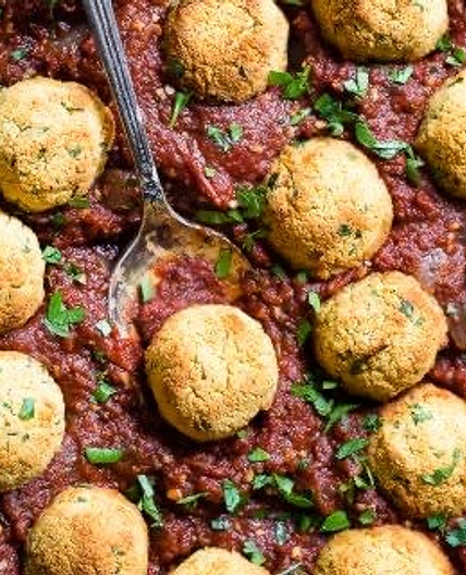 Gluten Free Vegan Chickpea Meatballs