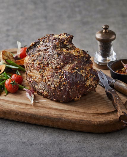 Slow cooked roast beef