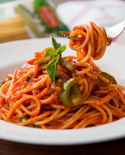 pasta with  tomato sauce
