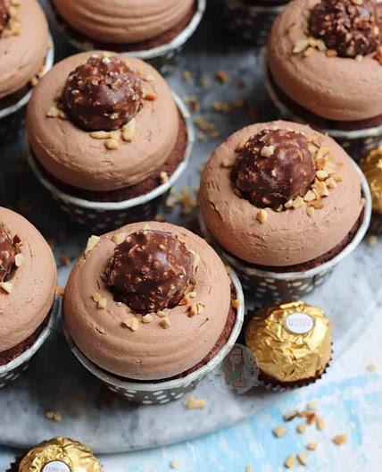Ferrero Rocher Cupcakes!