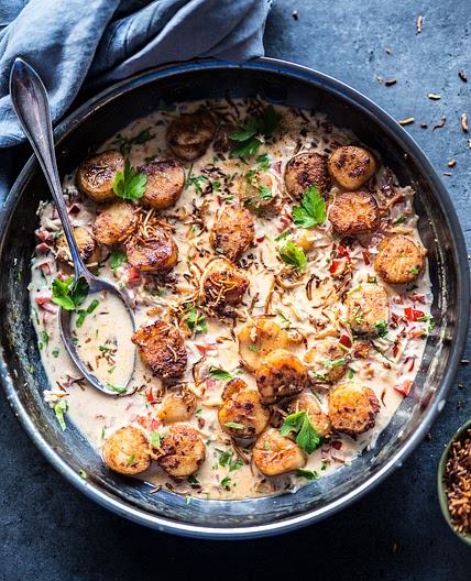 Bang Bang Scallops - Whole30, Paleo | PrimalGourmet
