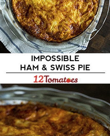 Impossible Ham And Swiss Pie