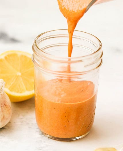 Garlicky Whole30 Roasted Red Pepper Sauce (Paleo, Keto, Vegan)