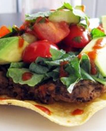 Vegan Refried Bean Tostadas