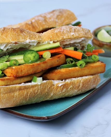 Tofu Banh Mi Sandwich