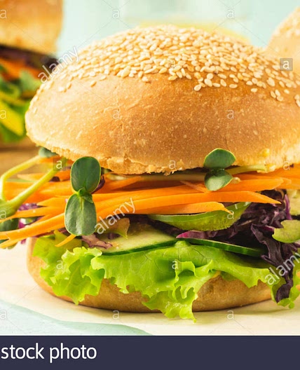 Vegetables burger