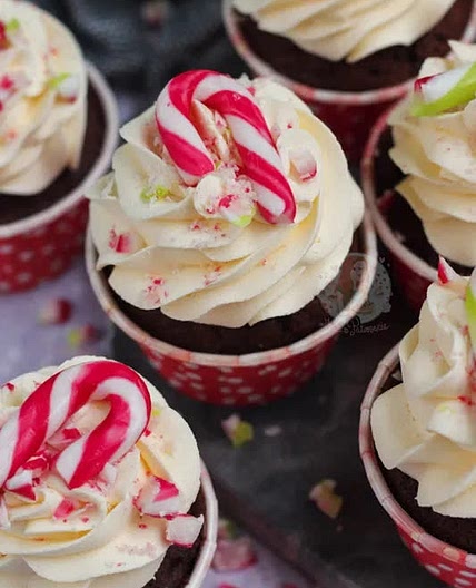 Candy Cane Cupcakes!