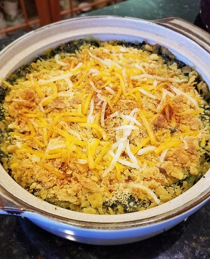 Southern Style Deviled Spinach