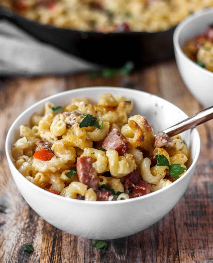White Cheddar Cajun Mac and Cheese
