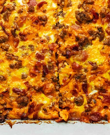 Keto Bacon Cheeseburger Casserole