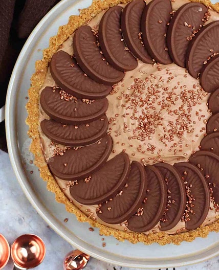 No-Bake Terry’s Chocolate Orange Tart!