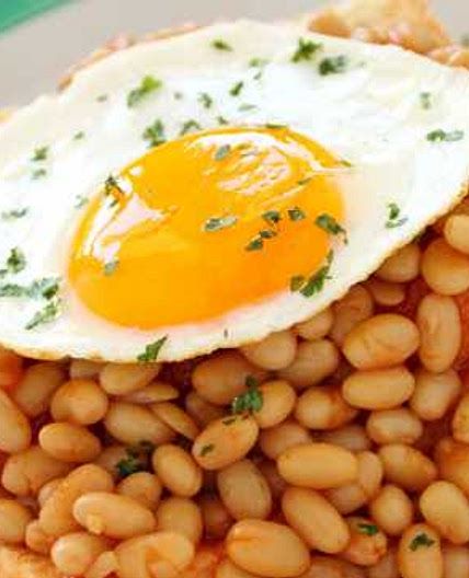 Poached Egg with Baked Beans on Toast Recipe