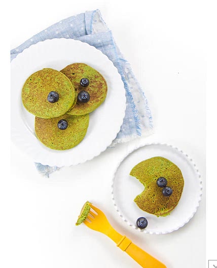 Spinach pancake for babies  and adults too 
