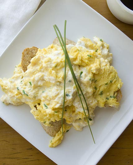 Delightful Scrambled Eggs With Queso Fresco