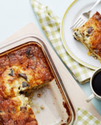 Keto bacon and mushroom breakfast casserole