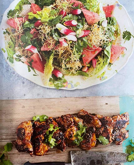 Sticky kickin chicken