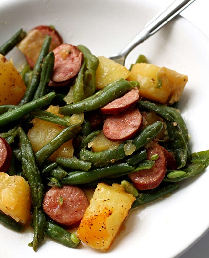 Instant Pot Sausage, Potatoes & Green Beans