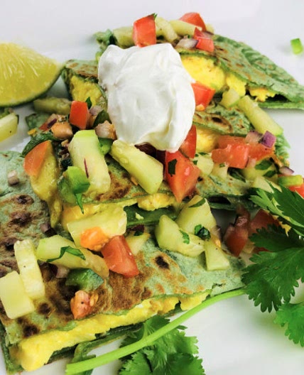 GLUTEN FREE BREAKFAST QUESADILLAS