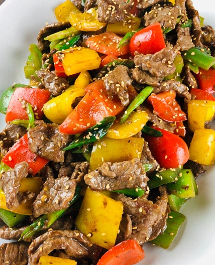 Gluten Free Pepper Steak
