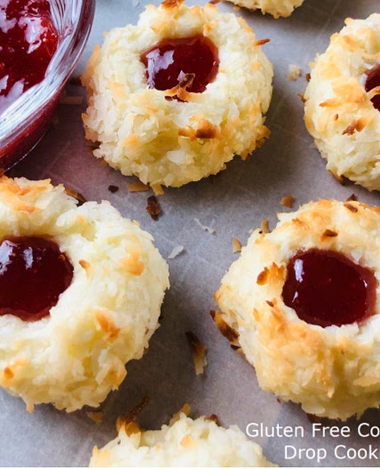GLUTEN FREE COCONUT DROP COOKIES