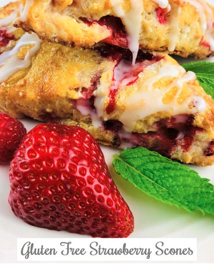 GLUTEN FREE STRAWBERRY SCONES