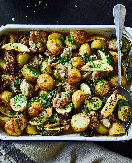 Lemon and Garlic Chicken Bake