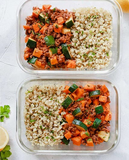 Beef Zucchini Quinoa Bowls